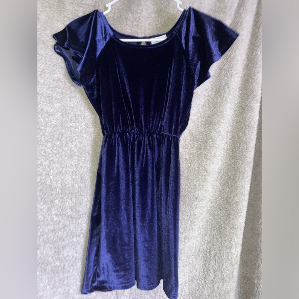 Blue Girls Old Navy dress medium (8)